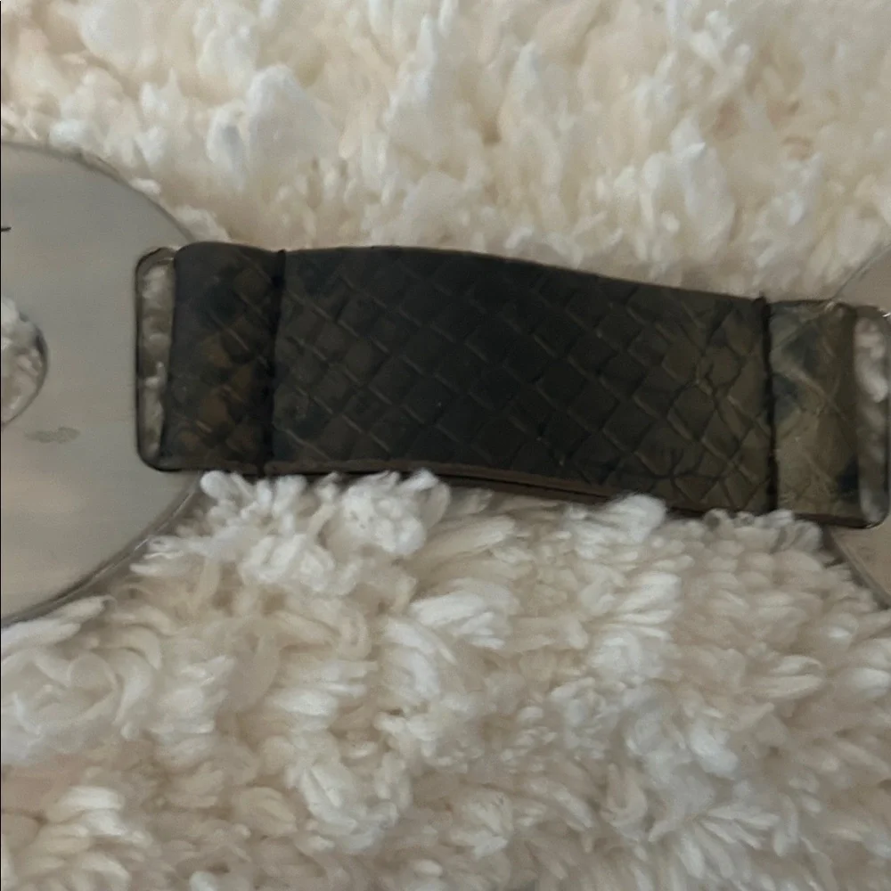Silver, Green and Black Circle Link Belt